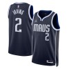 Muške NBA Dres Dallas Mavericks Kyrie Irving 2 Jordan 2022-23 Statement Edition Navy Swingman